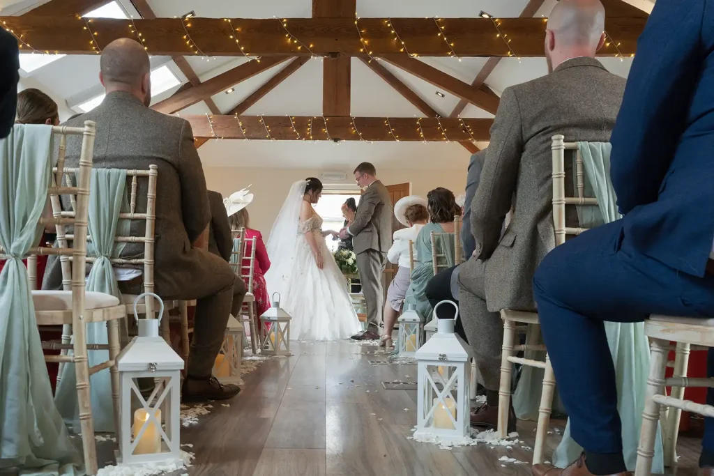 The Granary at Fawsley Wedding Ceremony