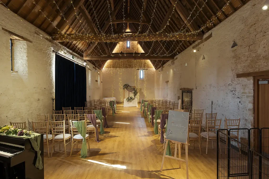 Chester House Threshing Barn Wedding Ceremony