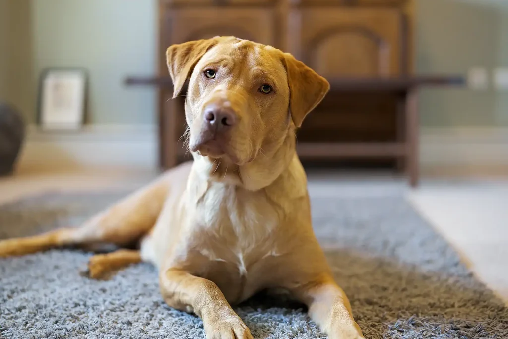 Bilbo relaxing in the Farmhouse apartment